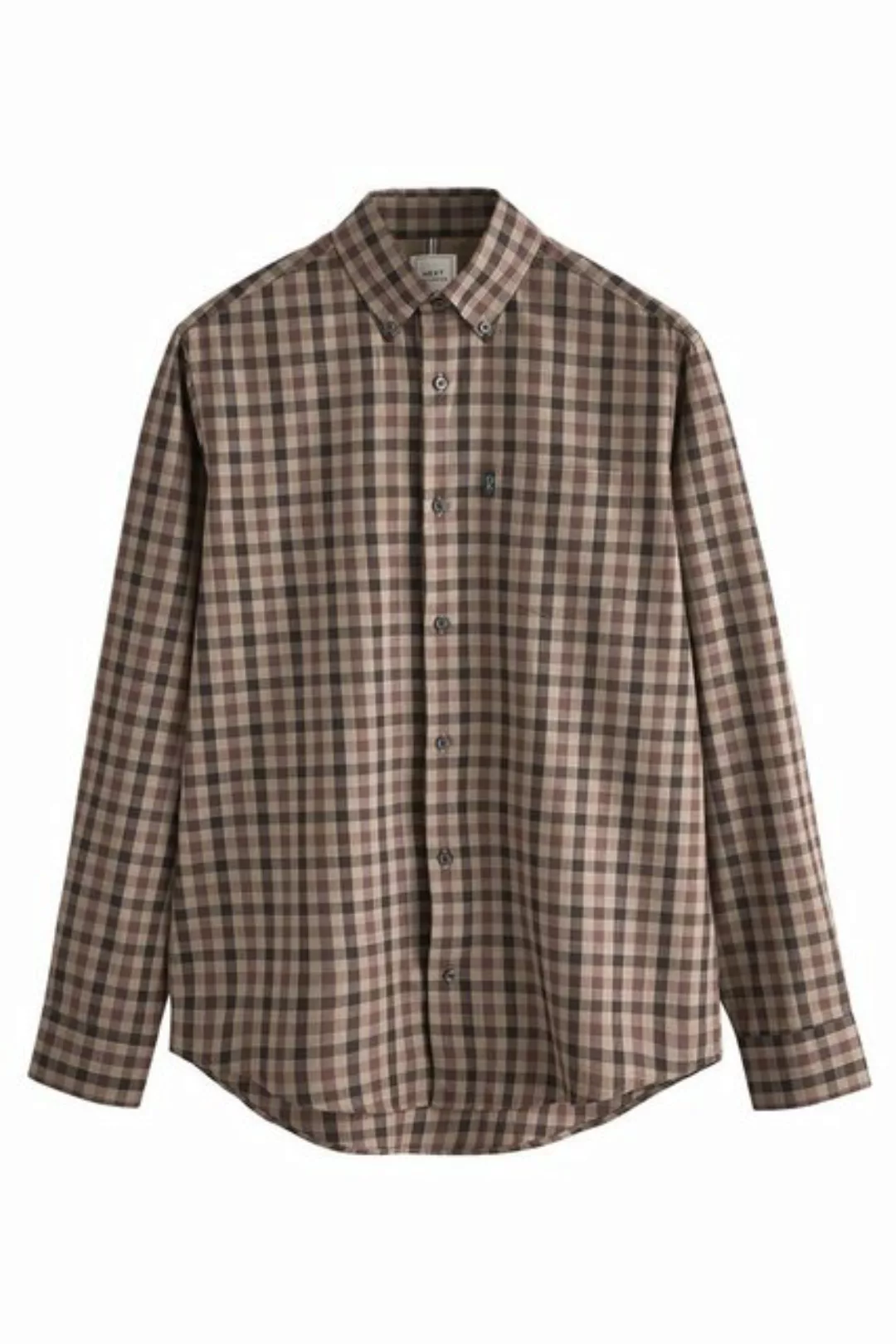 Next Langarmhemd Pflegeleichtes Button-Down-Oxford-Hemd (1-tlg) günstig online kaufen