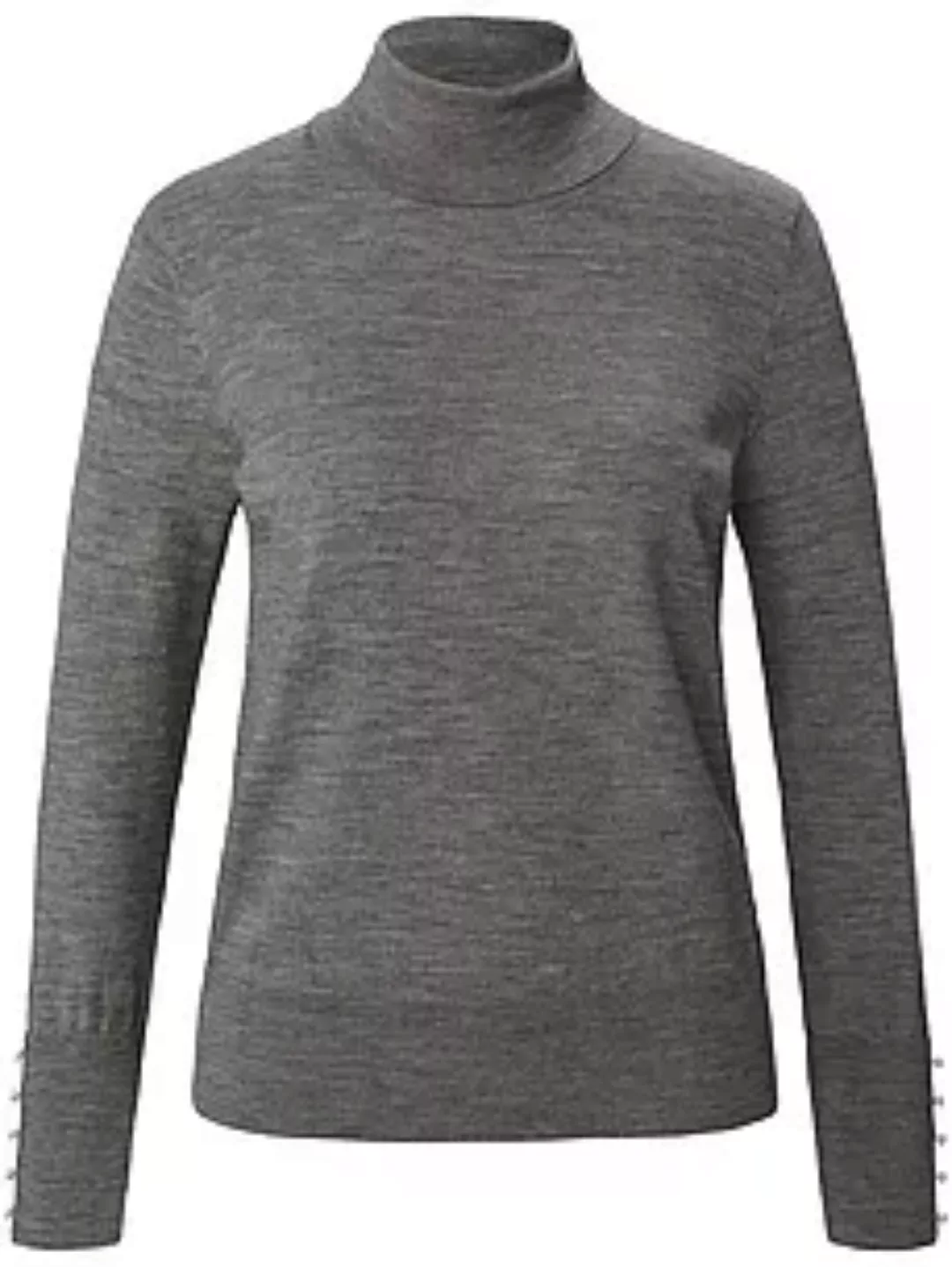 Rollkragen-Pullover Uta Raasch grau günstig online kaufen
