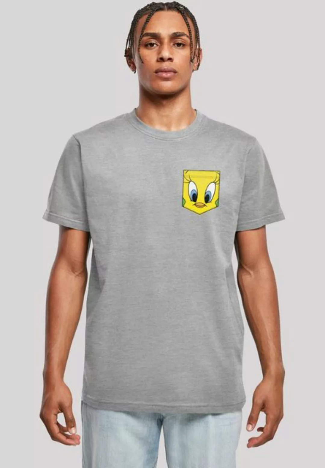 F4NT4STIC T-Shirt Looney Tunes Tweety Pie Faux Pocket Print günstig online kaufen