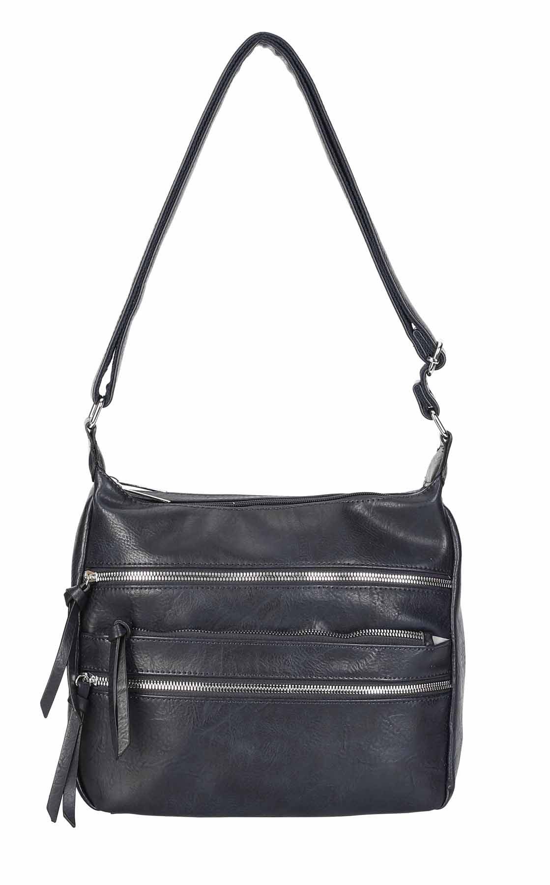 ITALYSHOP24 Schultertasche Damen Hand-Tasche XL Shopper günstig online kaufen