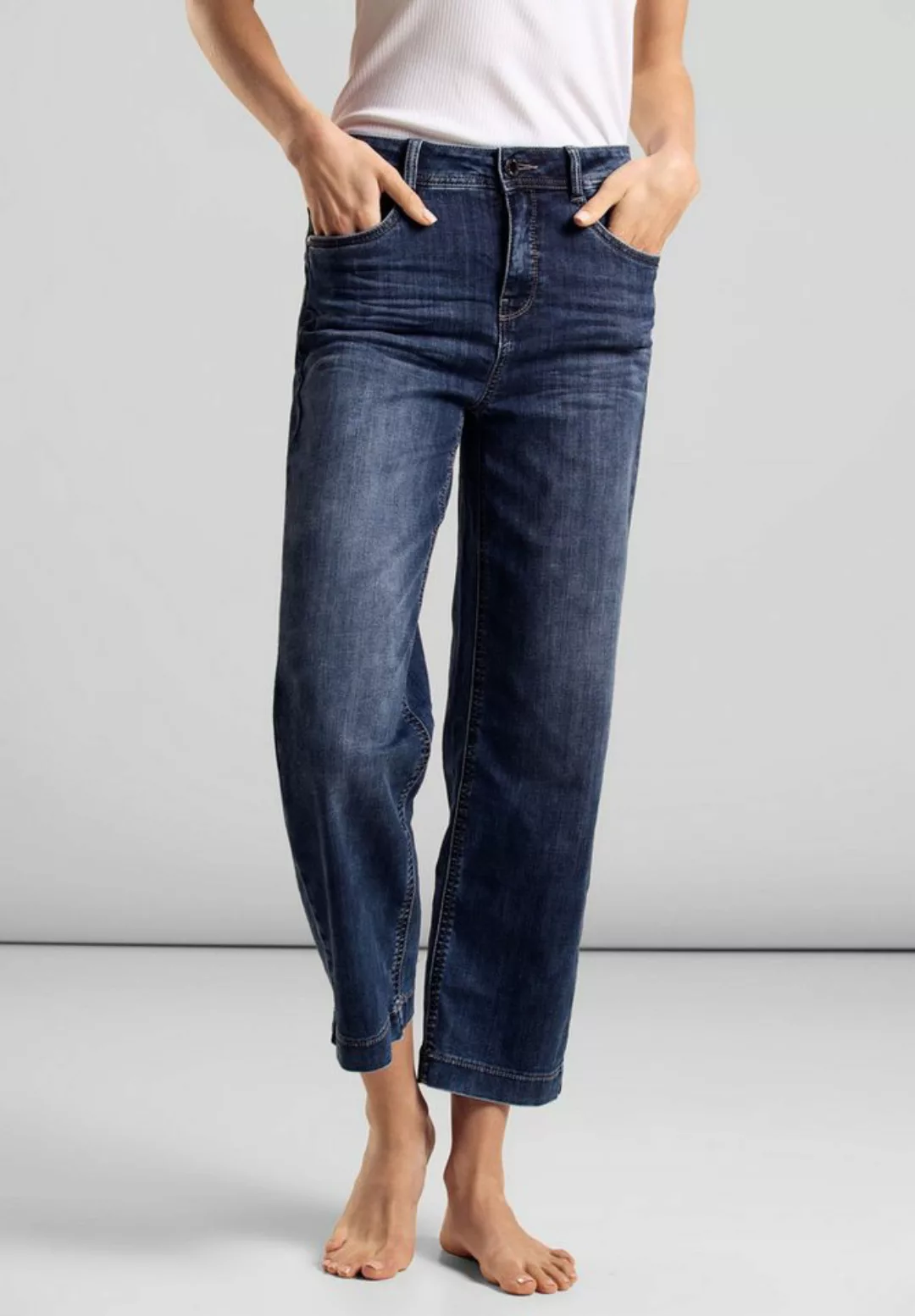 STREET ONE Bequeme Jeans Street One Jeans mit Straight Legs in Authentic In günstig online kaufen