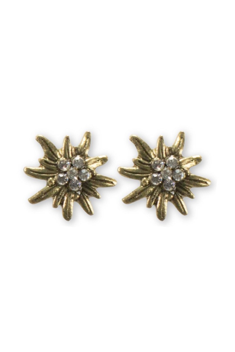Alpenflüstern Ohrhänger-Set Ohrstecker - STRASS-EDELWEISS I günstig online kaufen