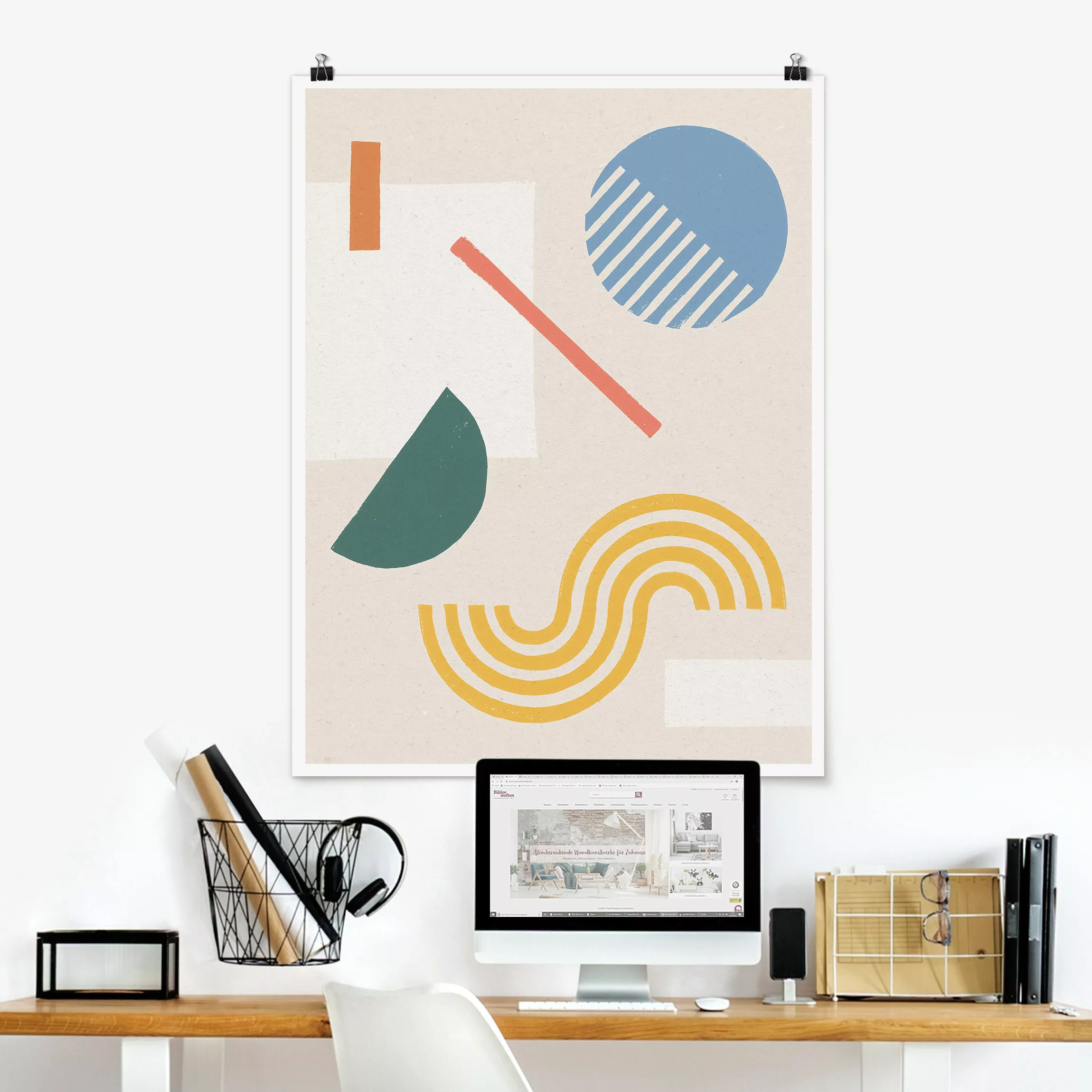 Poster Formen und Farben II günstig online kaufen