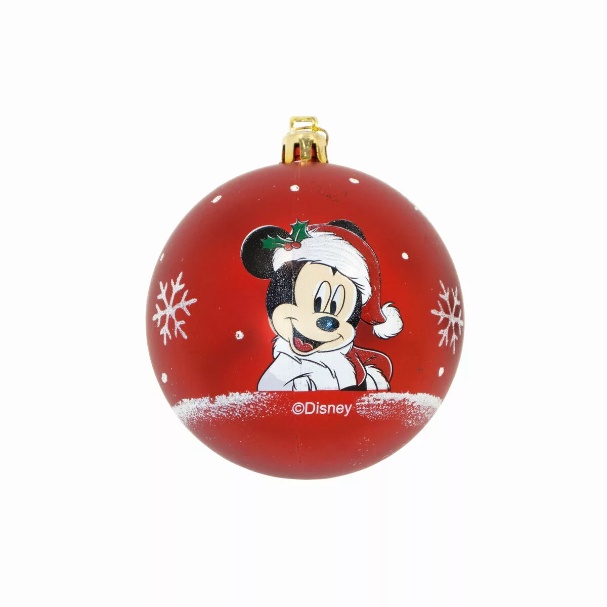 Weihnachtsbaumkugel Mickey Mouse Happy Smiles 10 Stück Rot Kunststoff (ø 6 günstig online kaufen