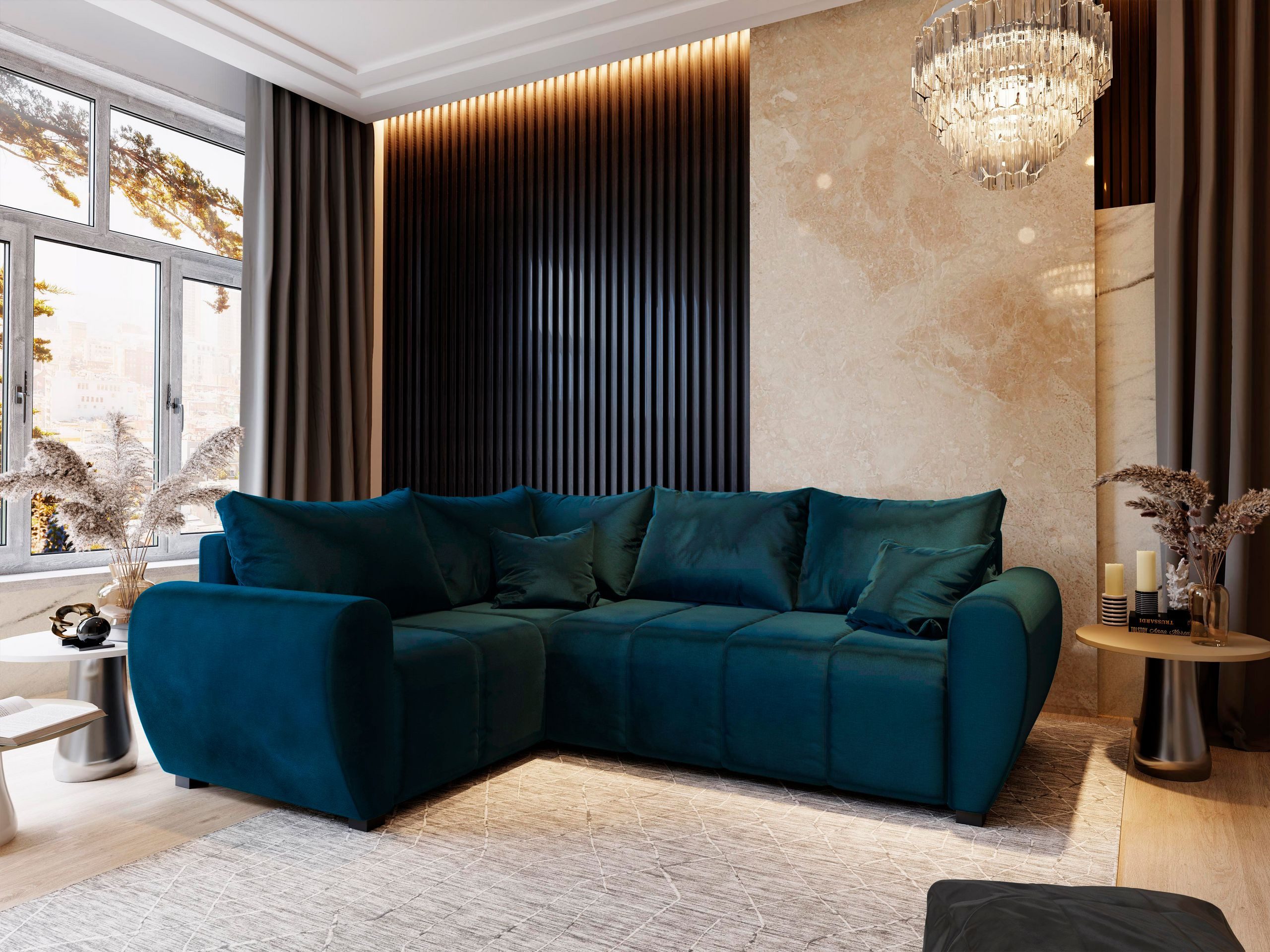 Masseno Ecksofa MADISON mit Schlaffunktion L-Form, günstig online kaufen