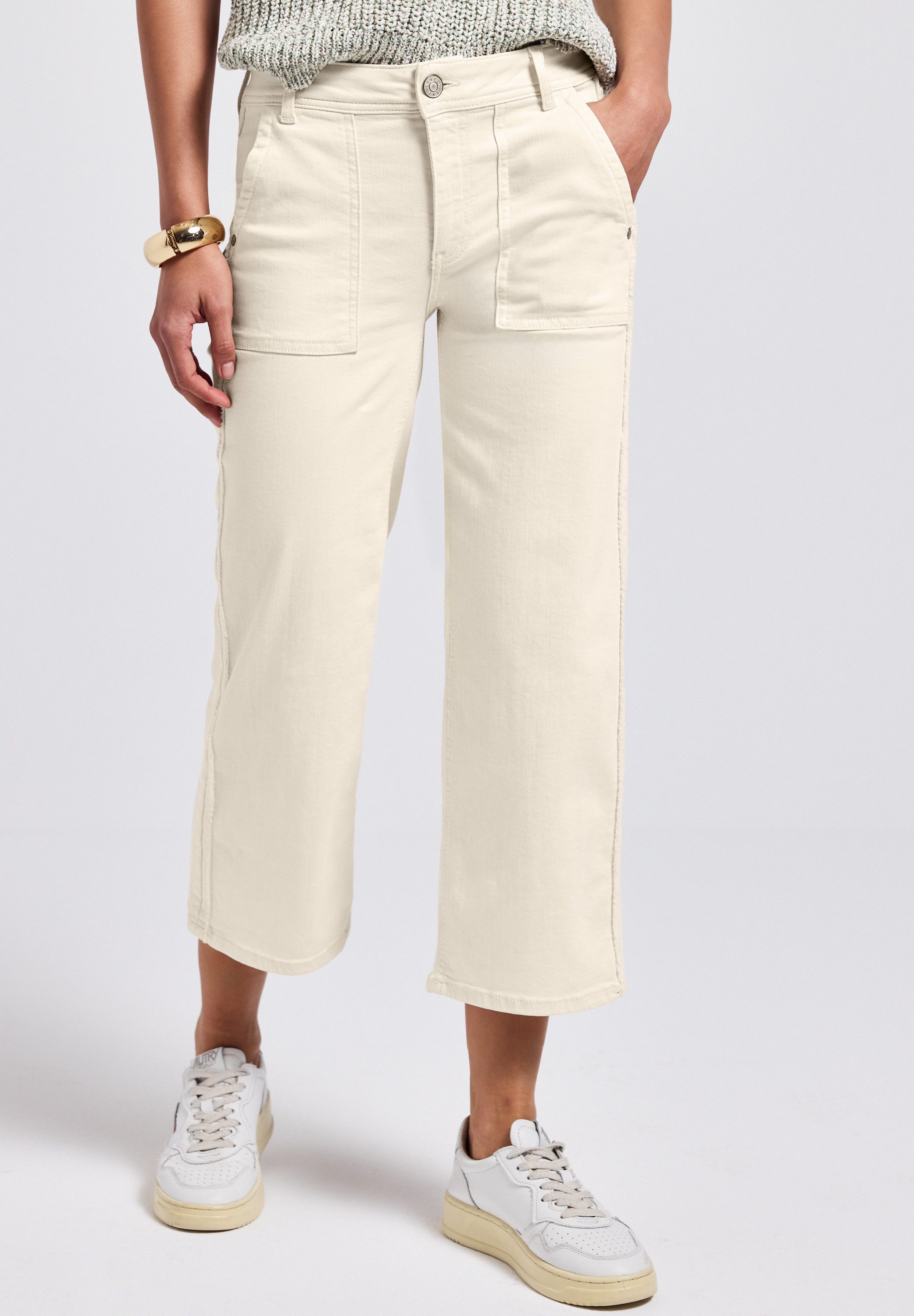STREET ONE Weite Jeans, Middle Waist günstig online kaufen