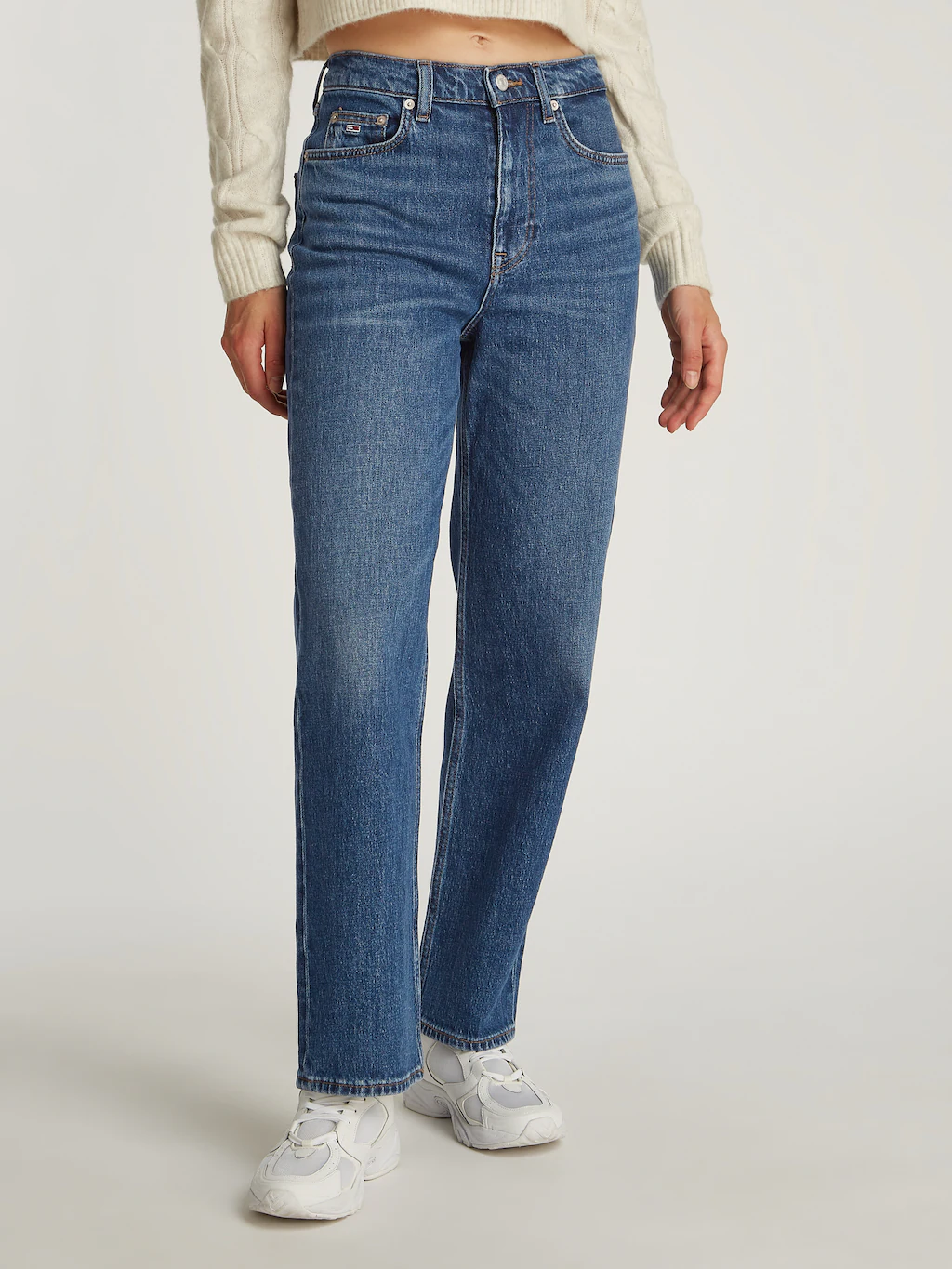 Tommy Jeans Straight-Jeans "Layla High Rise Slim Straight", in Knöchellänge günstig online kaufen