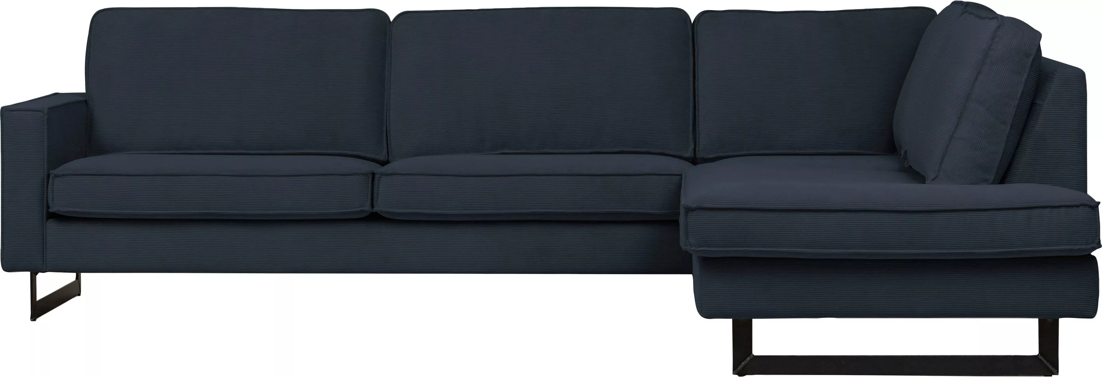 Places of Style Ecksofa "Pinto, 290 cm, Ottomane links / rechts", Cord, Fei günstig online kaufen