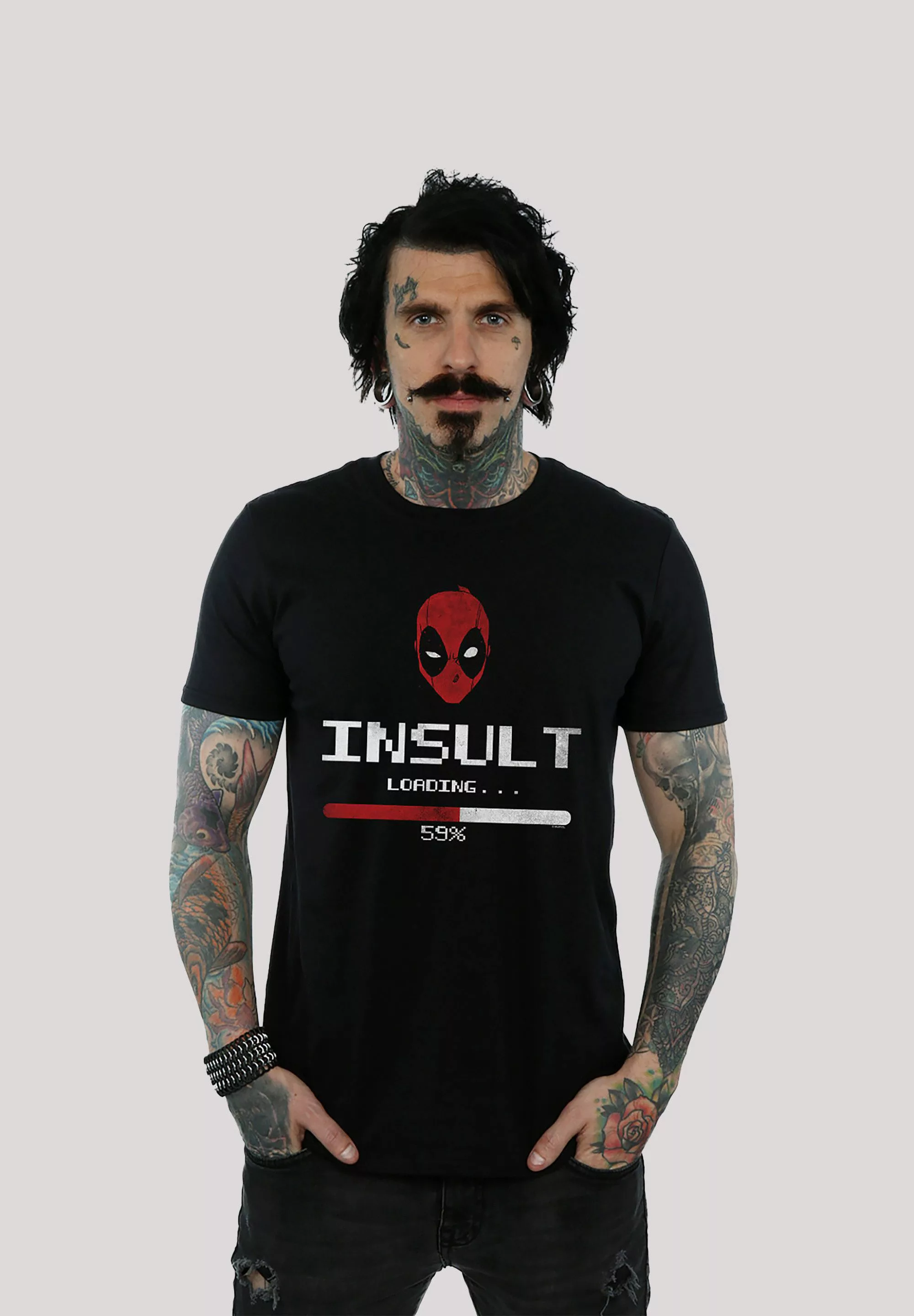 F4NT4STIC T-Shirt Marvel Deadpool Insult Loading günstig online kaufen