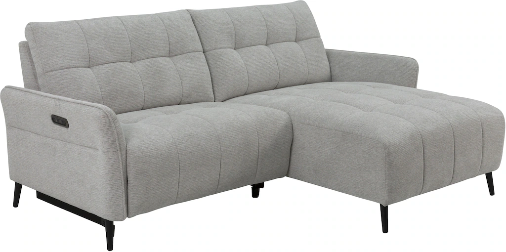 INOSIGN Ecksofa "DENIO 3-Sitzer, L-Form (Breite 209cm), elektr. Relaxfunkti günstig online kaufen