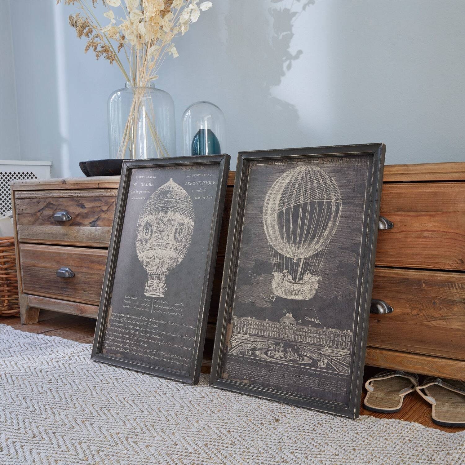 Mirabeau Wanddekoobjekt Bild 2er Set Ortarsis günstig online kaufen