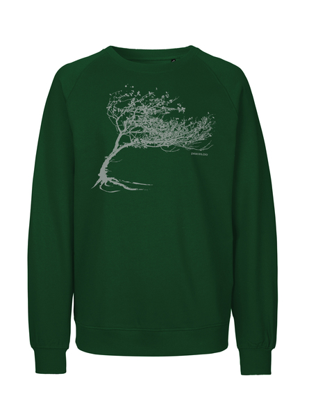Bio Damen-sweatshirt Loose Fit Windy Tree günstig online kaufen
