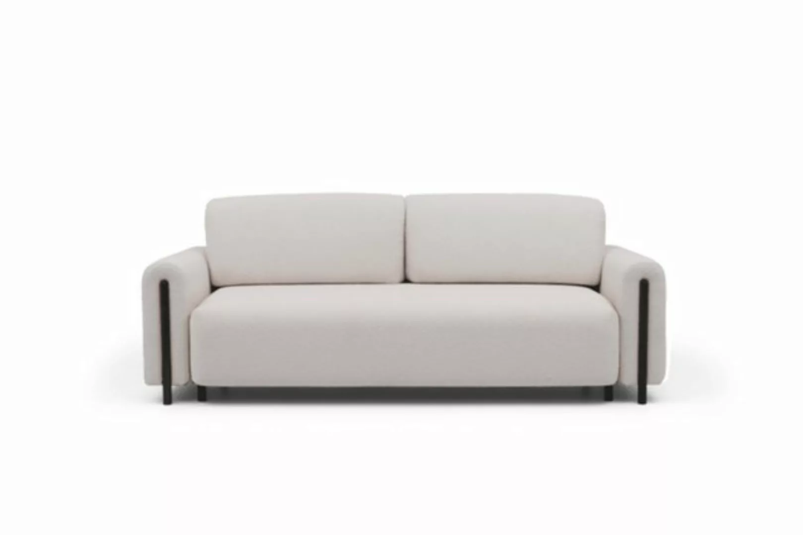 MOEBLO Sofa Supernova, Sofa us Boucle mit Holzeinsatz Couch Polstermöbel Wo günstig online kaufen