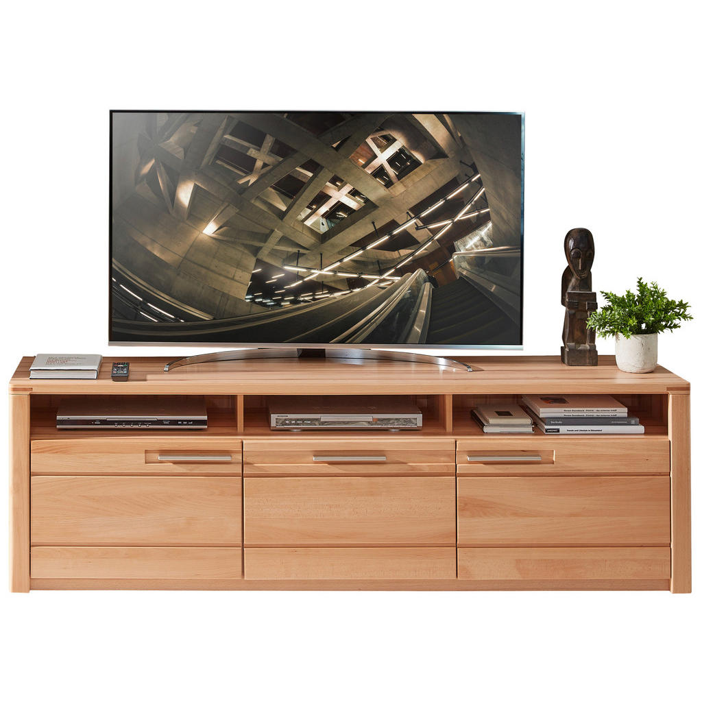 TV-Lowboard Nature One buche Nachbildung B/H/T: ca. 190x58x45 cm günstig online kaufen