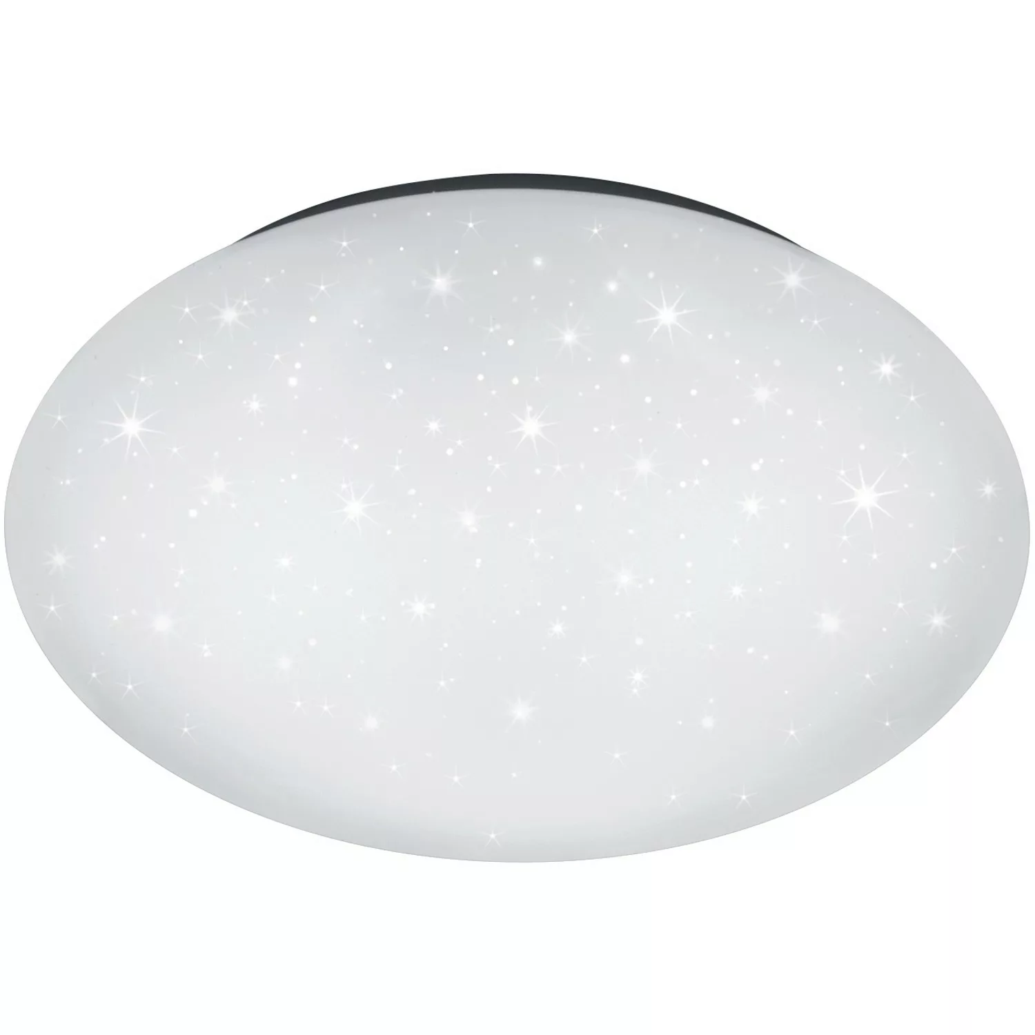 Trio LED-Deckenleuchte Paolo mit Starlight-Effekt 370 mm x 85 mm Weiß günstig online kaufen