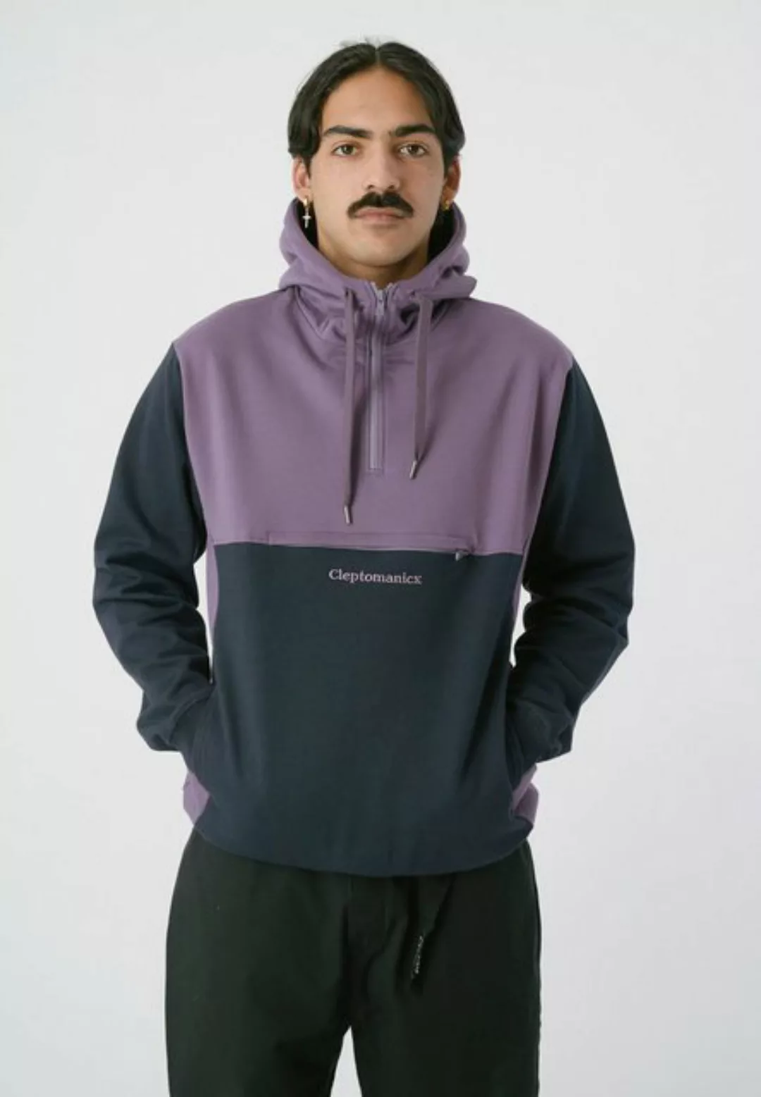 Cleptomanicx Kapuzensweatshirt Hooded Block im lässigen Color-Blocking-Stil günstig online kaufen