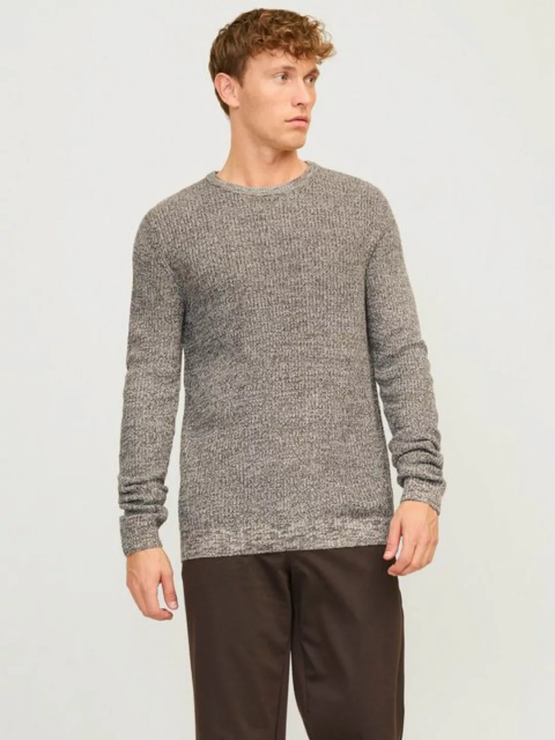 Jack & Jones Rundhalspullover "JJELEWIS KNIT CREW NECK SN" günstig online kaufen