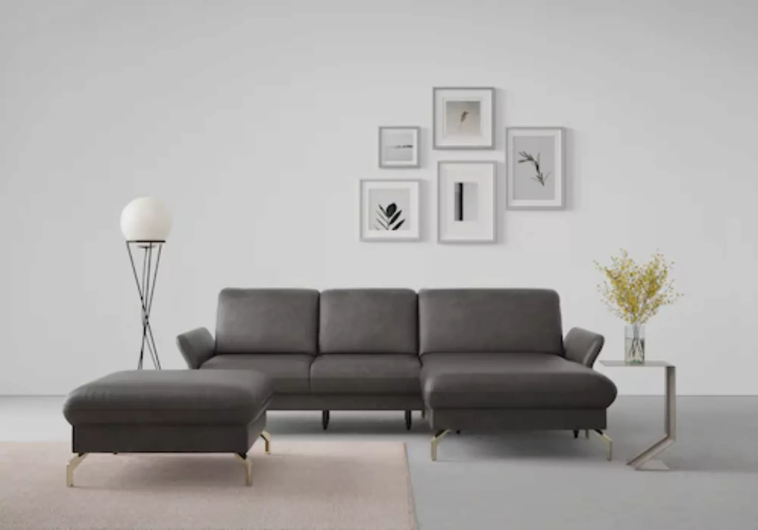 sit&more Ecksofa »Fashion L-Form«, wahlweise mit Kopfteilverstellung, Vorzi günstig online kaufen
