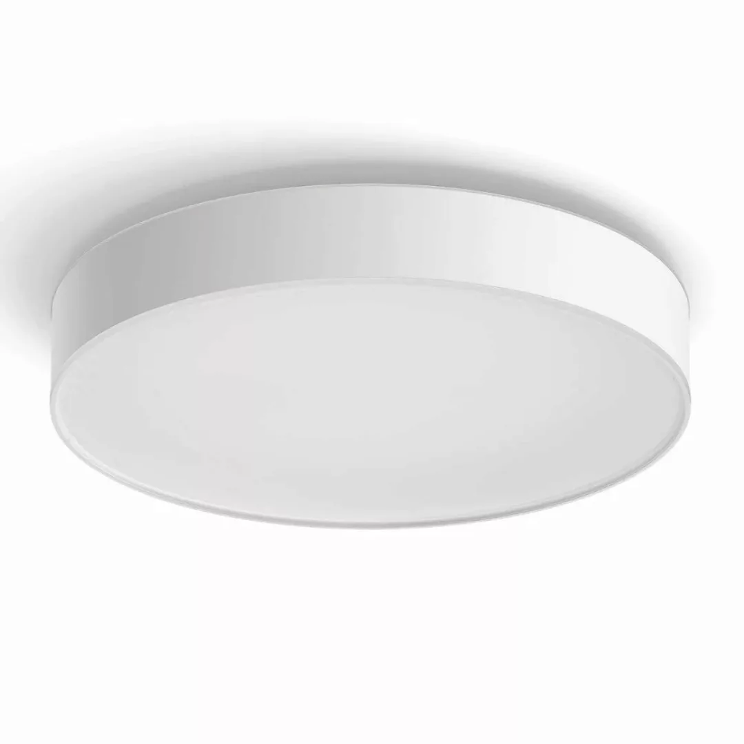 Philips Hue Bluetooth White Ambiance LED Deckenleuchte Devere in Weiß 33,5W günstig online kaufen