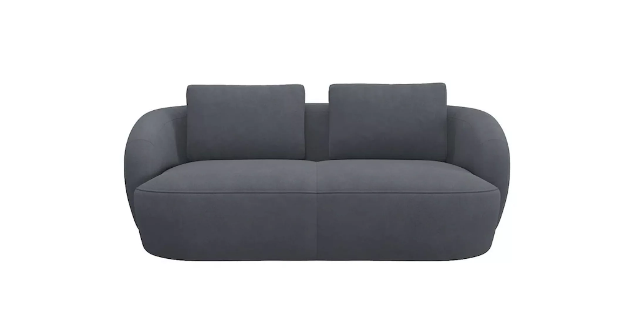 FLEXLUX 2,5-Sitzer "Torino, rund, Couch, Loveseat,", Modernes, organisches günstig online kaufen