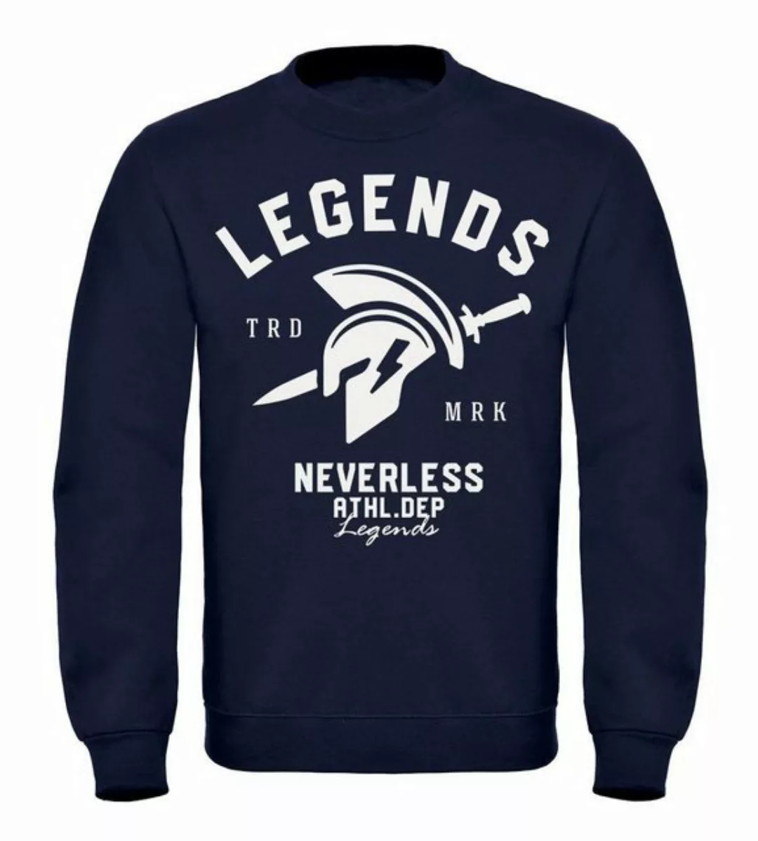 Neverless Sweatshirt Cooles Herren T-Shirt Legends Sparta Gladiator Gym Ath günstig online kaufen