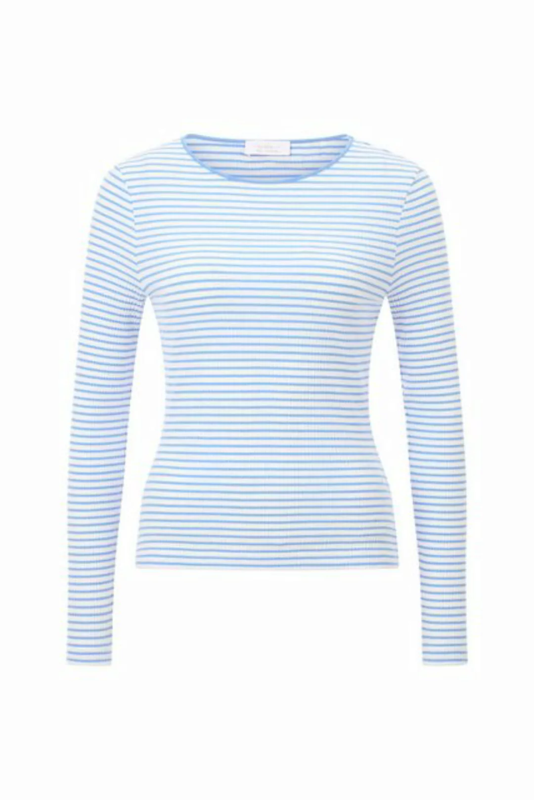 Rich & Royal T-Shirt Damen Longsleeve mit Streifen (1-tlg) günstig online kaufen