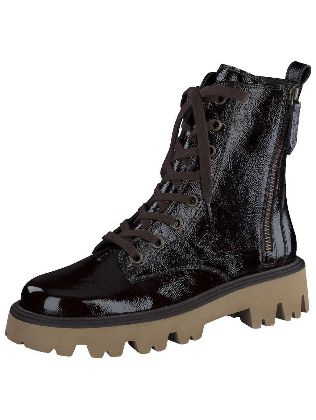 Paul Green Schnürstiefelette "Paul Green Stiefelette Leder" günstig online kaufen