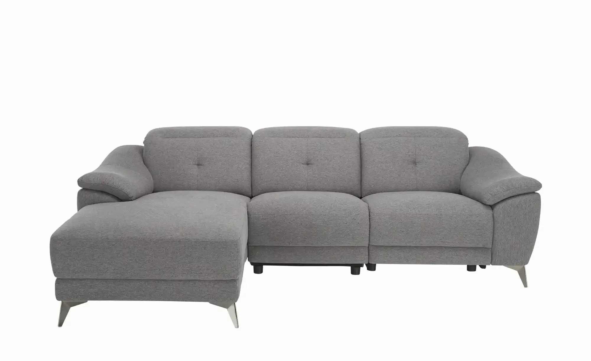 uno Ecksofa mit Relaxfunktion Eva ¦ grau ¦ Maße (cm): B: 255 H: 78 T: 171.0 günstig online kaufen