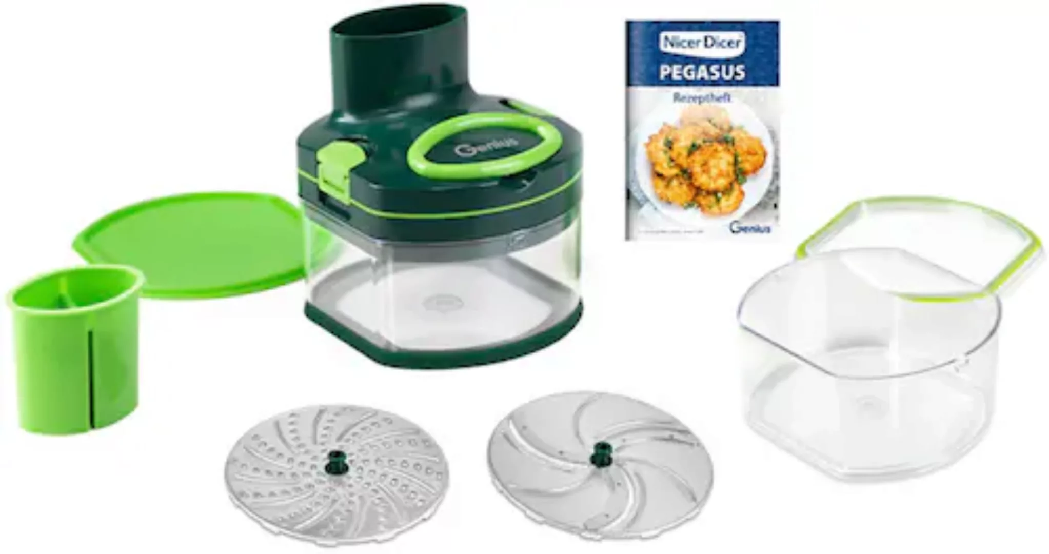 Genius Zerkleinerer »Nicer Dicer Pegasus«, Set 12-tlg., inkl. Behälter u. D günstig online kaufen