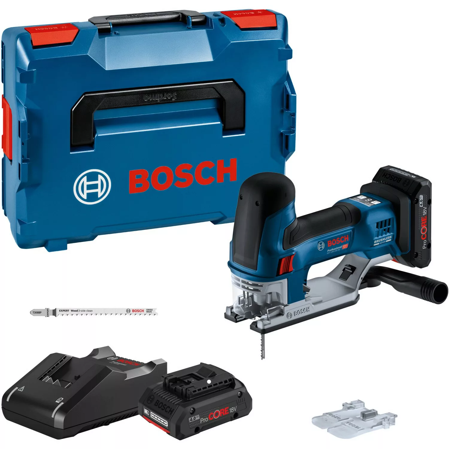 Bosch Professional Akku-Stichsäge GST 18 V-155 SC mit 2 Akkus und L-Boxx günstig online kaufen