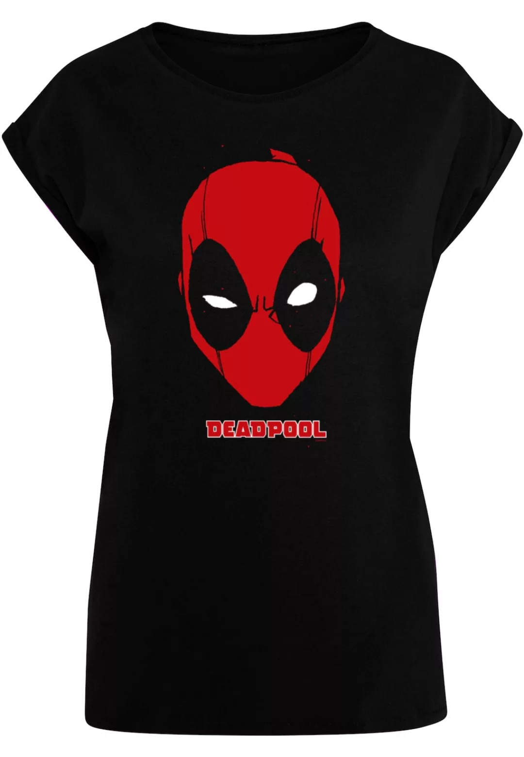 ABSOLUTE CULT T-Shirt "ABSOLUTE CULT Damen Ladies Deadpool - Mask T-Shirt" günstig online kaufen