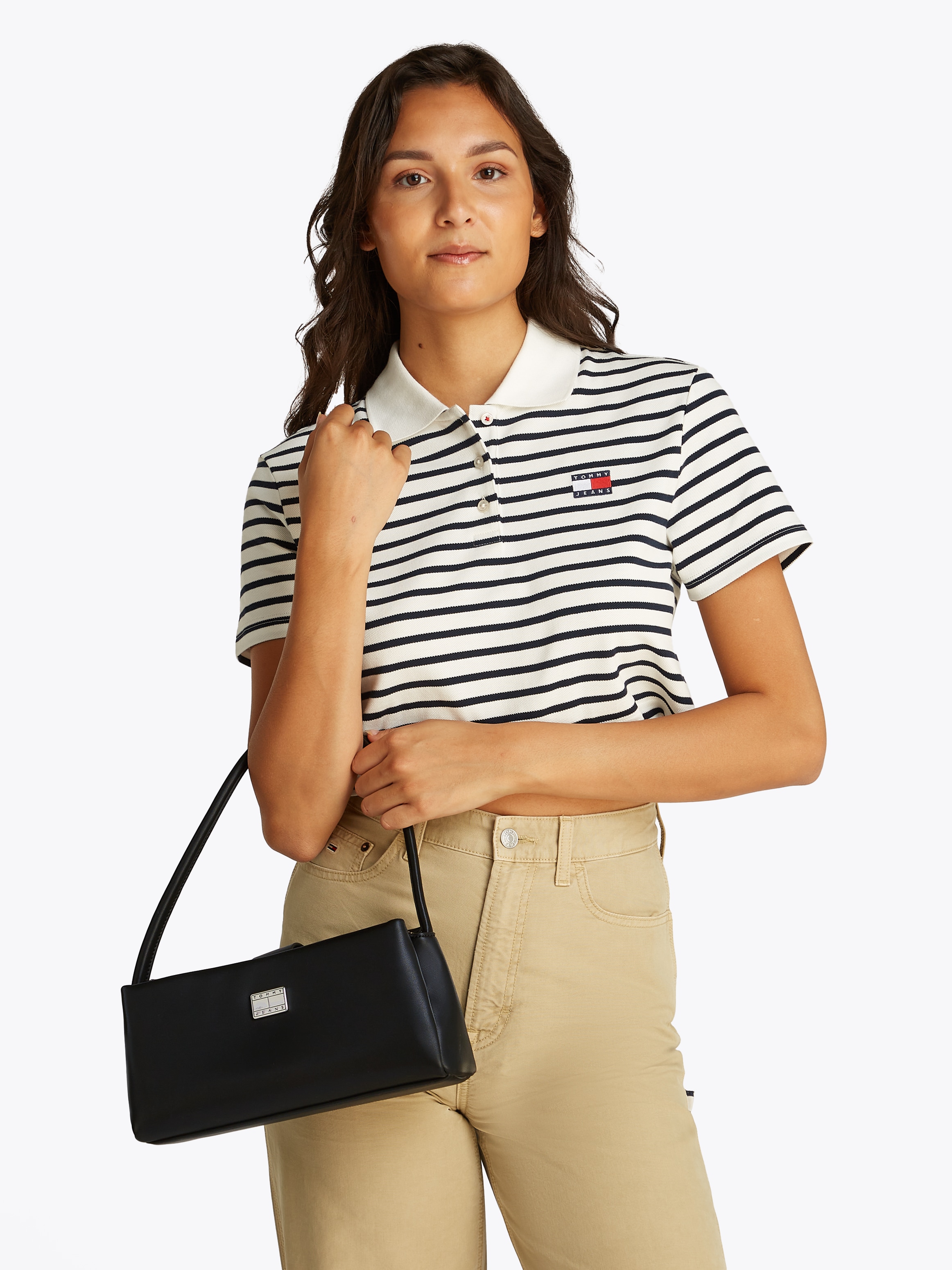 Tommy Jeans Umhängetasche "TJW AMERICAN COOL SHOULDER BAG", Damen Clutch, H günstig online kaufen