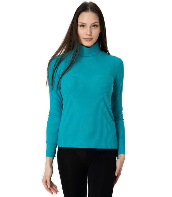 Mellice Rollkragenshirt Damen Langarm Shirt mit Rollkragen günstig online kaufen