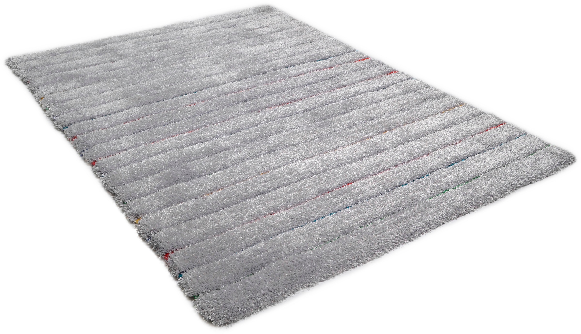 TOM TAILOR HOME Hochflor-Teppich »Soft Hidden Stripes«, rechteckig, 35 mm H günstig online kaufen