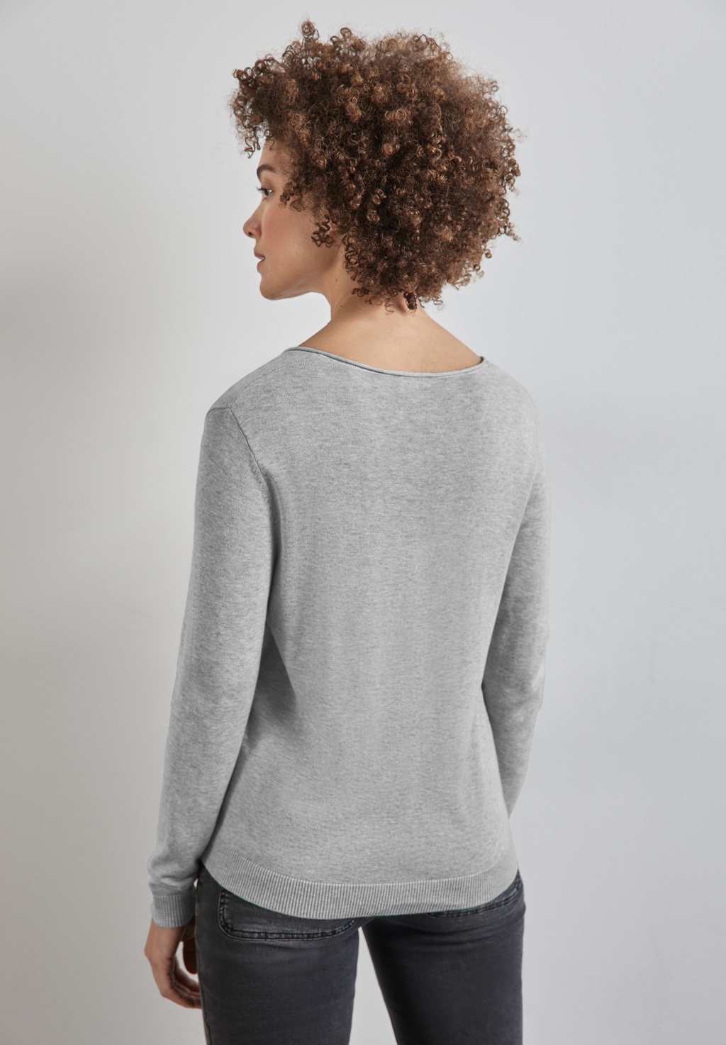 STREET ONE Strickpullover, mit V-Ausschnitt günstig online kaufen