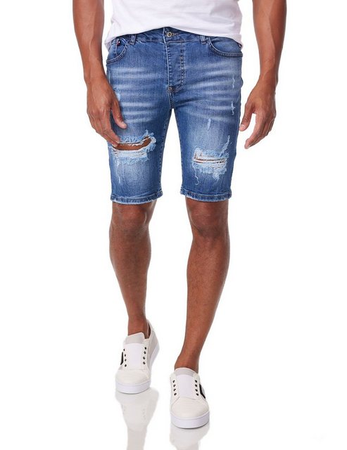 Denim House Jeansbermudas Herren Jeans Shorts Kurzehose Denim Bermuda Stret günstig online kaufen