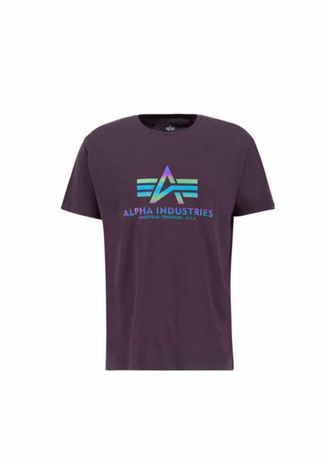 Alpha Industries T-Shirt Alpha Industries Men - T-Shirts Basic T Rainbow Re günstig online kaufen