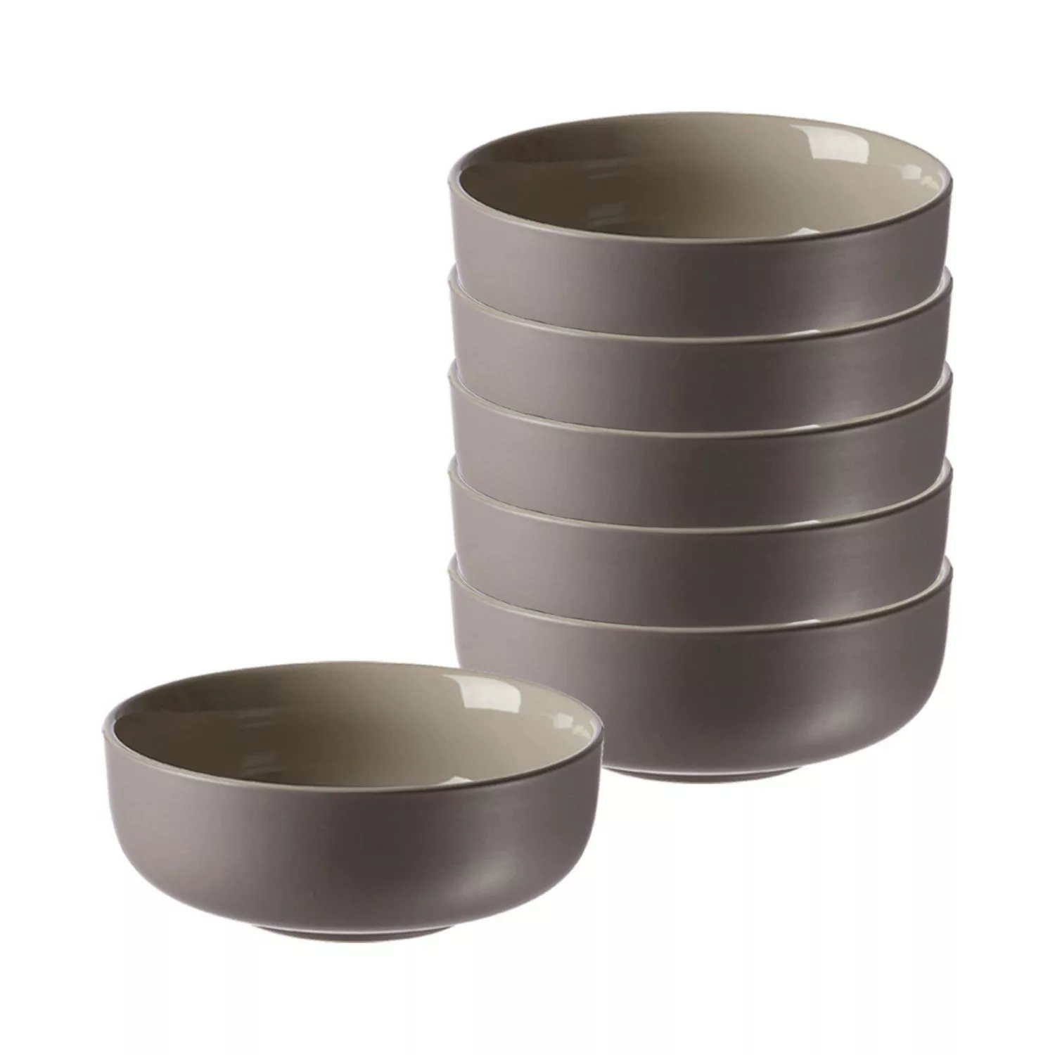 Ritzenhoff & Breker Jasper Müslischale 14 cm 6er Set Taupe günstig online kaufen