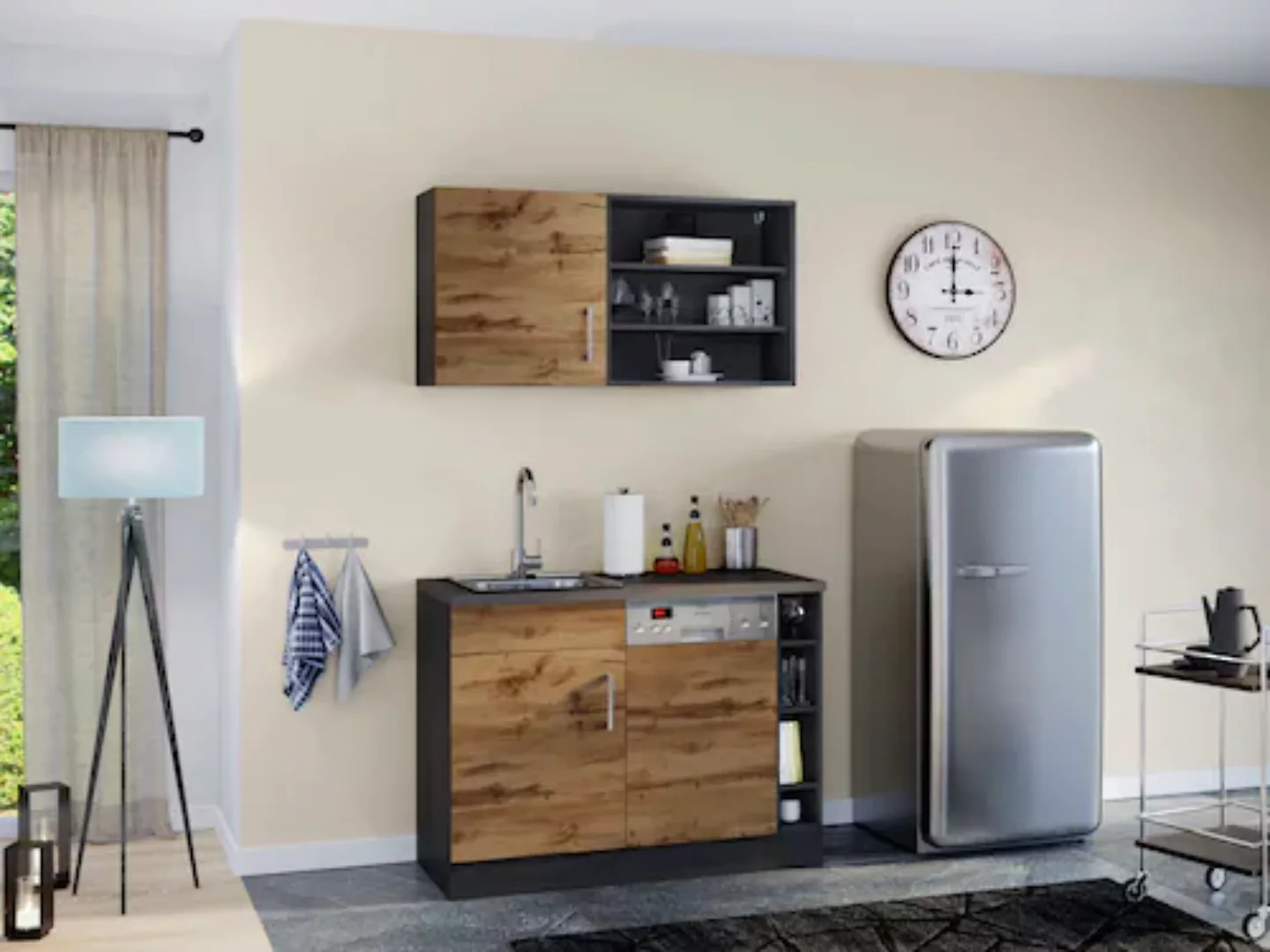 HELD MÖBEL Küche »Mali«, Breite 110 cm, mit E-Geräten günstig online kaufen