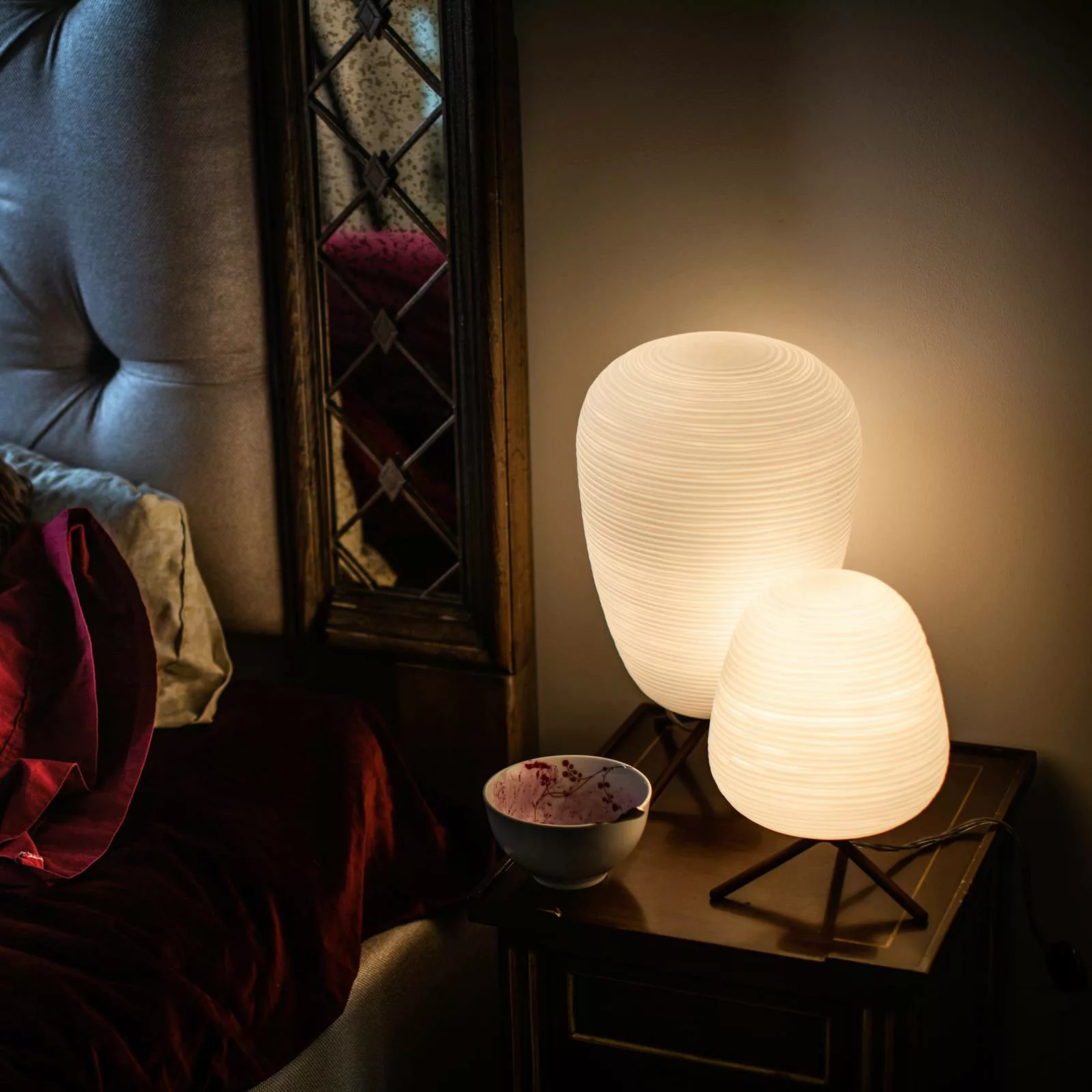 Foscarini Rituals 3 Glas-Tischleuchte mit Dimmer günstig online kaufen