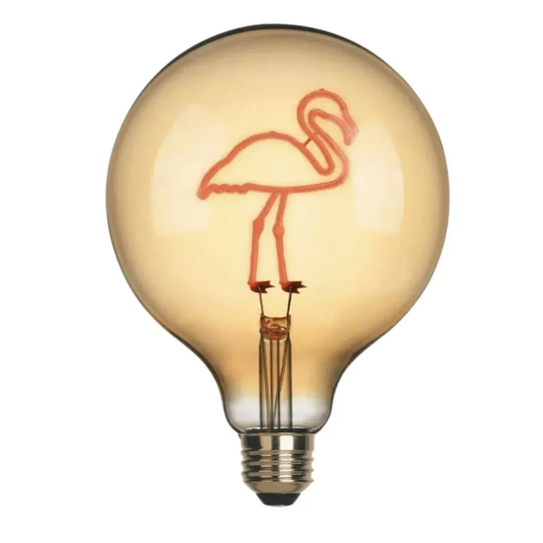 Sompex Flamingo Rosa LED Filament Leuchtmittel E27 günstig online kaufen