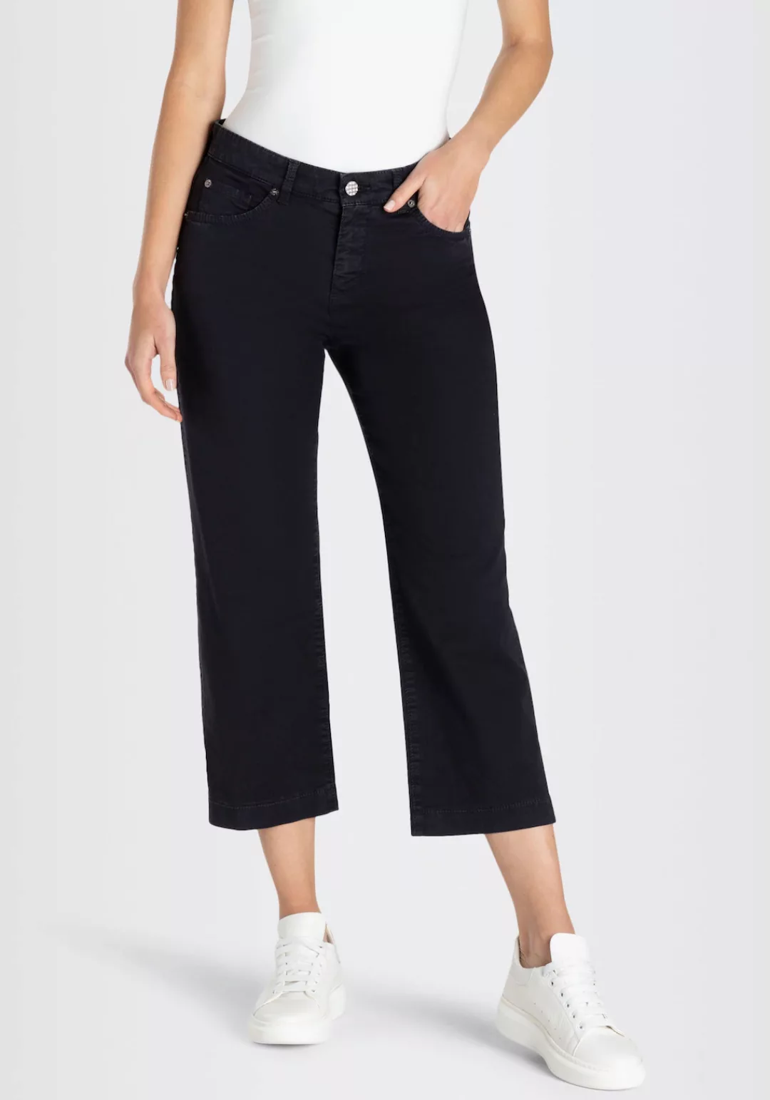 MAC Weite Jeans "Rich-Culotte", schmaler Bund und weites Bein günstig online kaufen