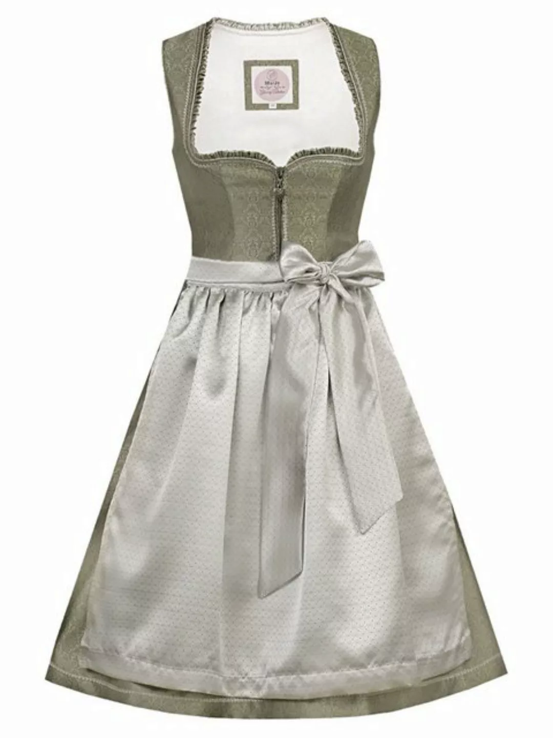 MarJo Trachtenkleid Mini Dirndl 2tlg. 58 cm ELUISA moos günstig online kaufen