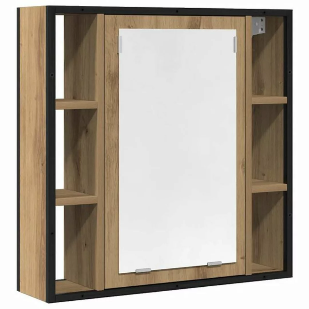 vidaXL Badezimmerspiegelschrank Bad-Spiegelschrank Artisan-Eiche 60x16x60cm günstig online kaufen