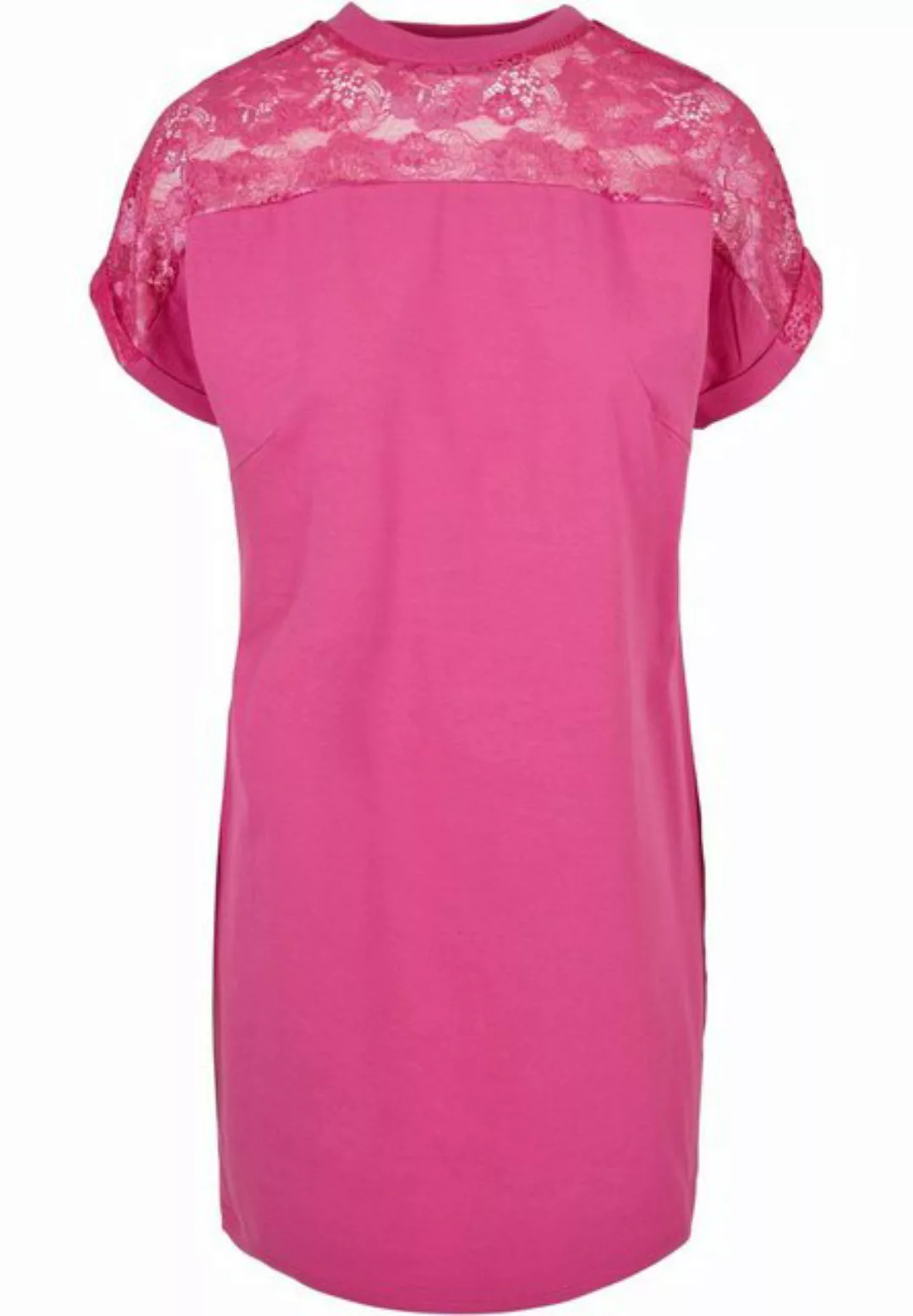 URBAN CLASSICS Jerseykleid "Damen Ladies Lace Tee Dress", (1 tlg.) günstig online kaufen