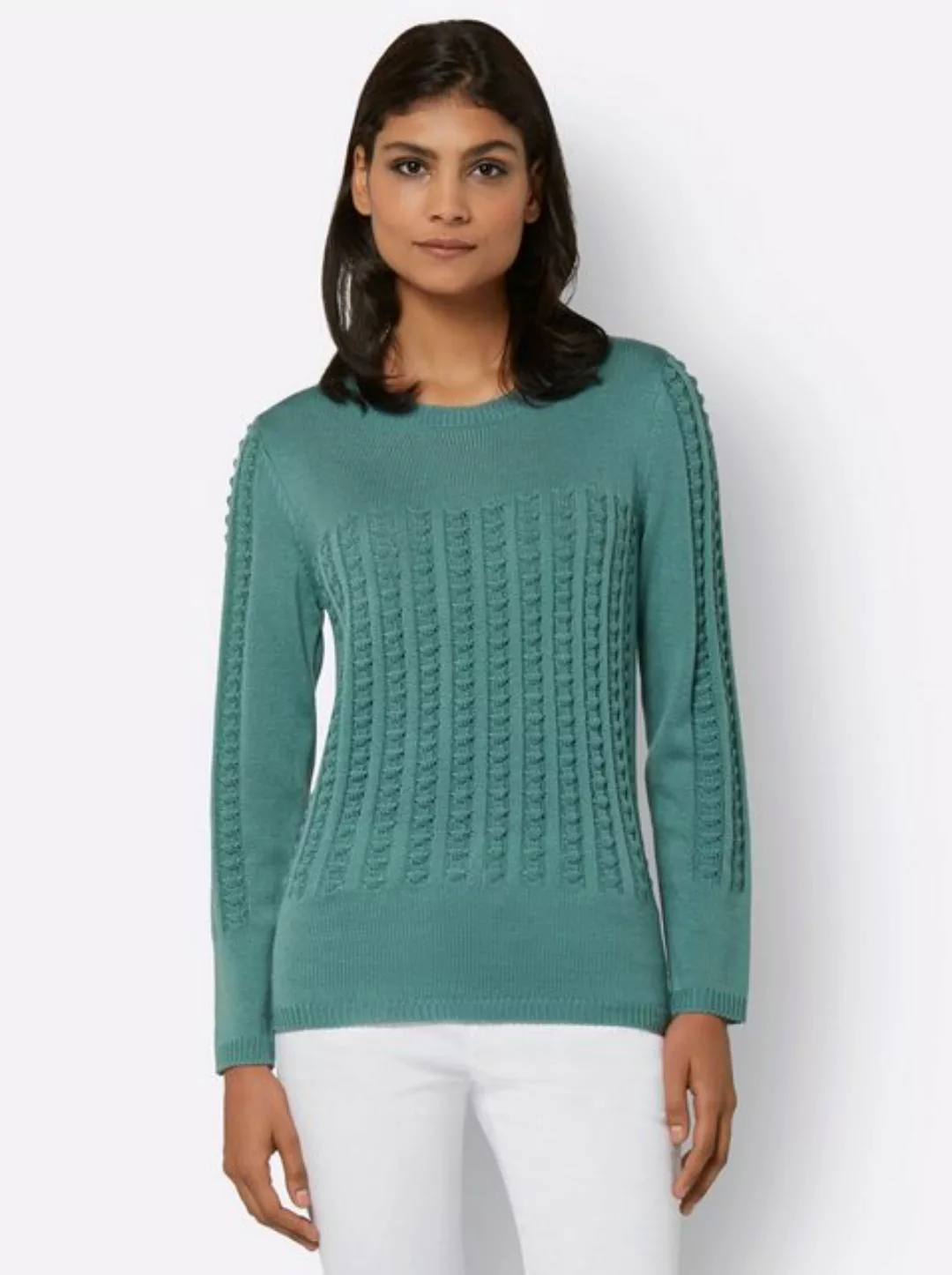 Sieh an! Strickpullover Langarm-Pullover günstig online kaufen