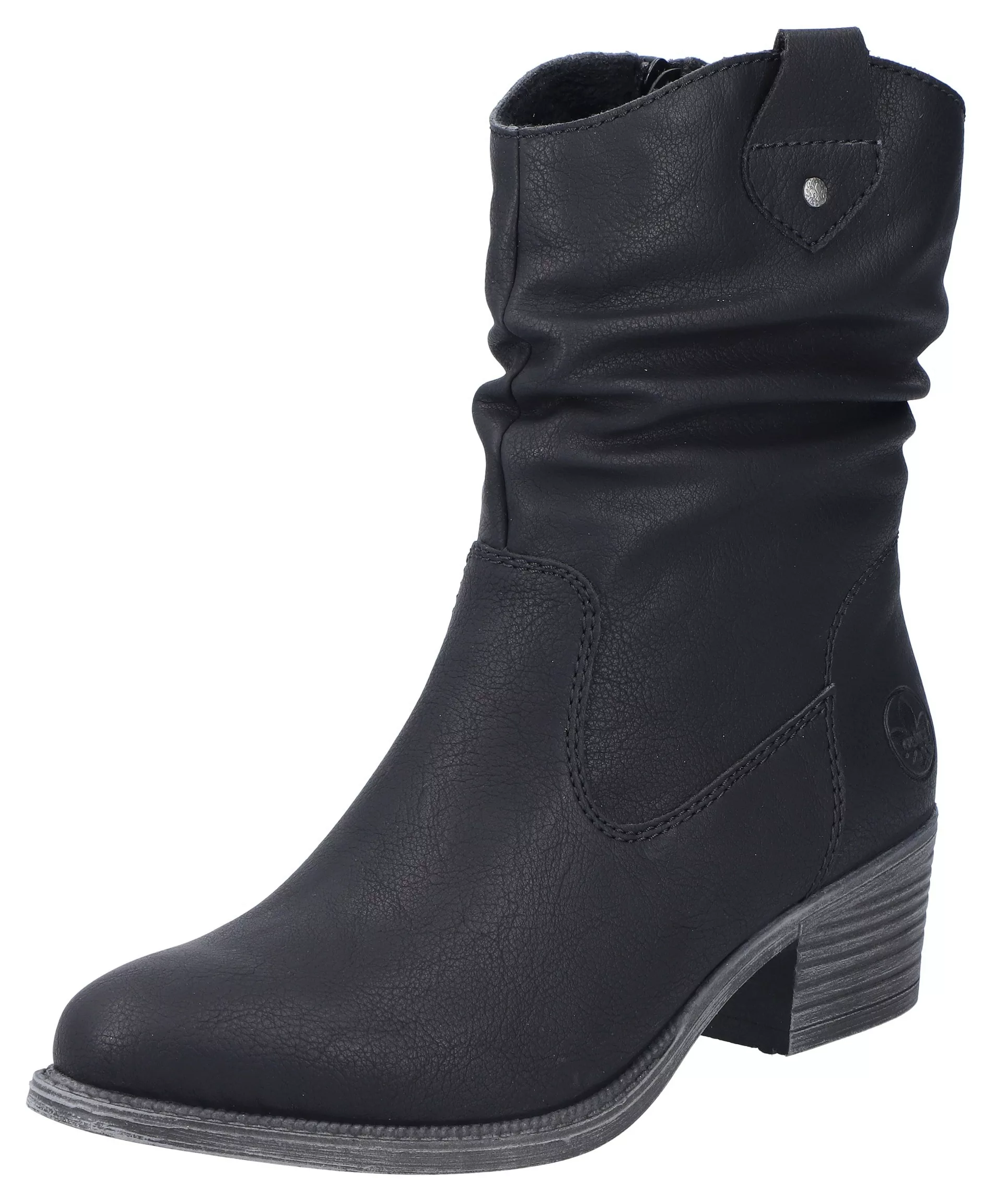 Rieker Westernstiefelette, Cowboyboots, slouchy Schaft, Blockabsatz, mit In günstig online kaufen