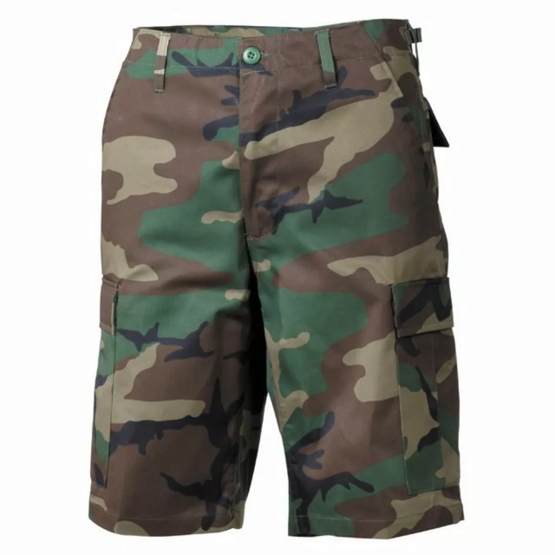 MFH Outdoorhose US Bermuda, BDU, woodland, mit Seitentaschen L günstig online kaufen