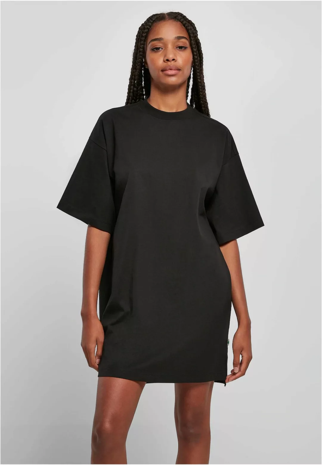 URBAN CLASSICS Jerseykleid "Damen Ladies Organic Heavy Oversized Tee Dress" günstig online kaufen