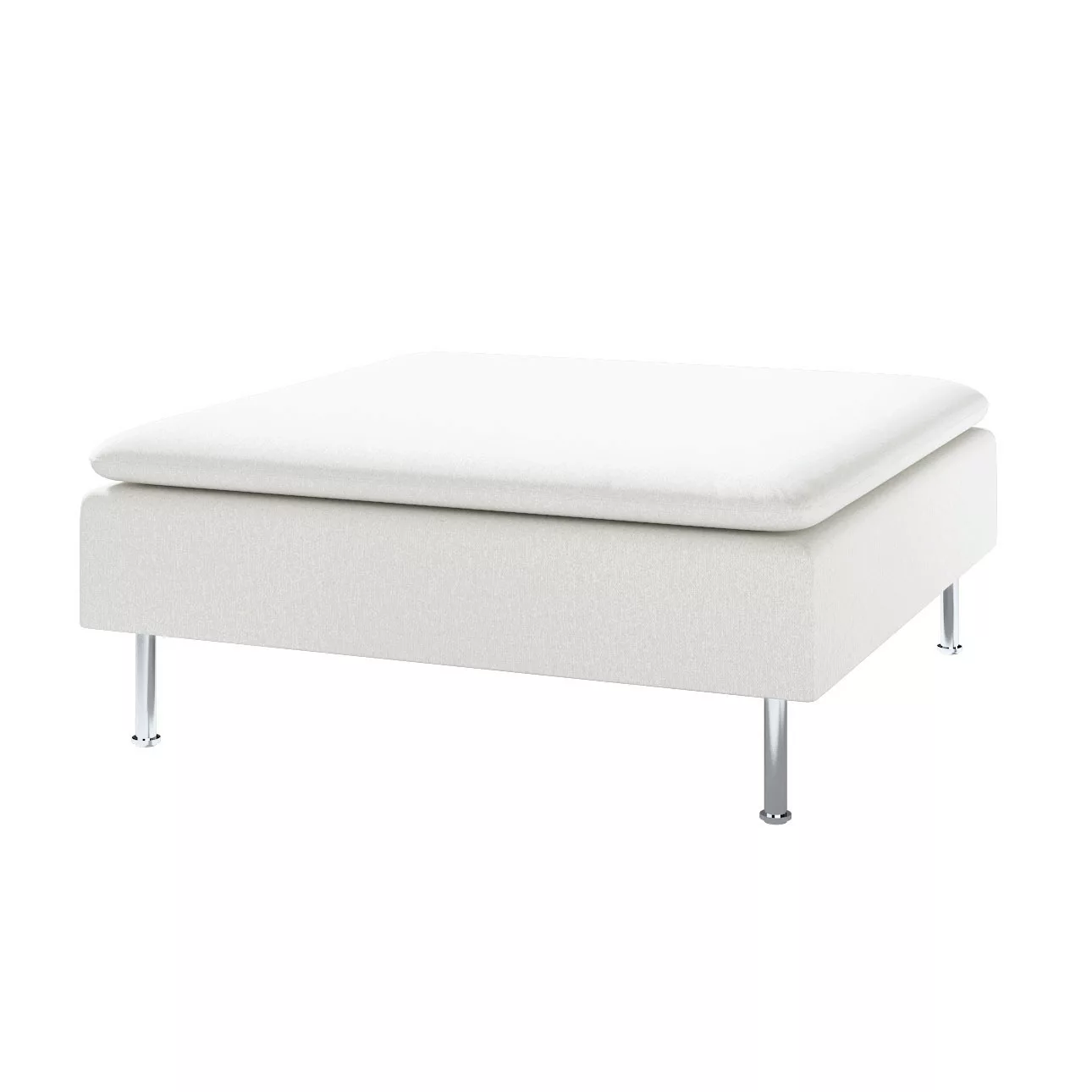 Bezug für Söderhamn Fußhocker, creme, 93 x 93 x 40, Amsterdam (704-53) günstig online kaufen